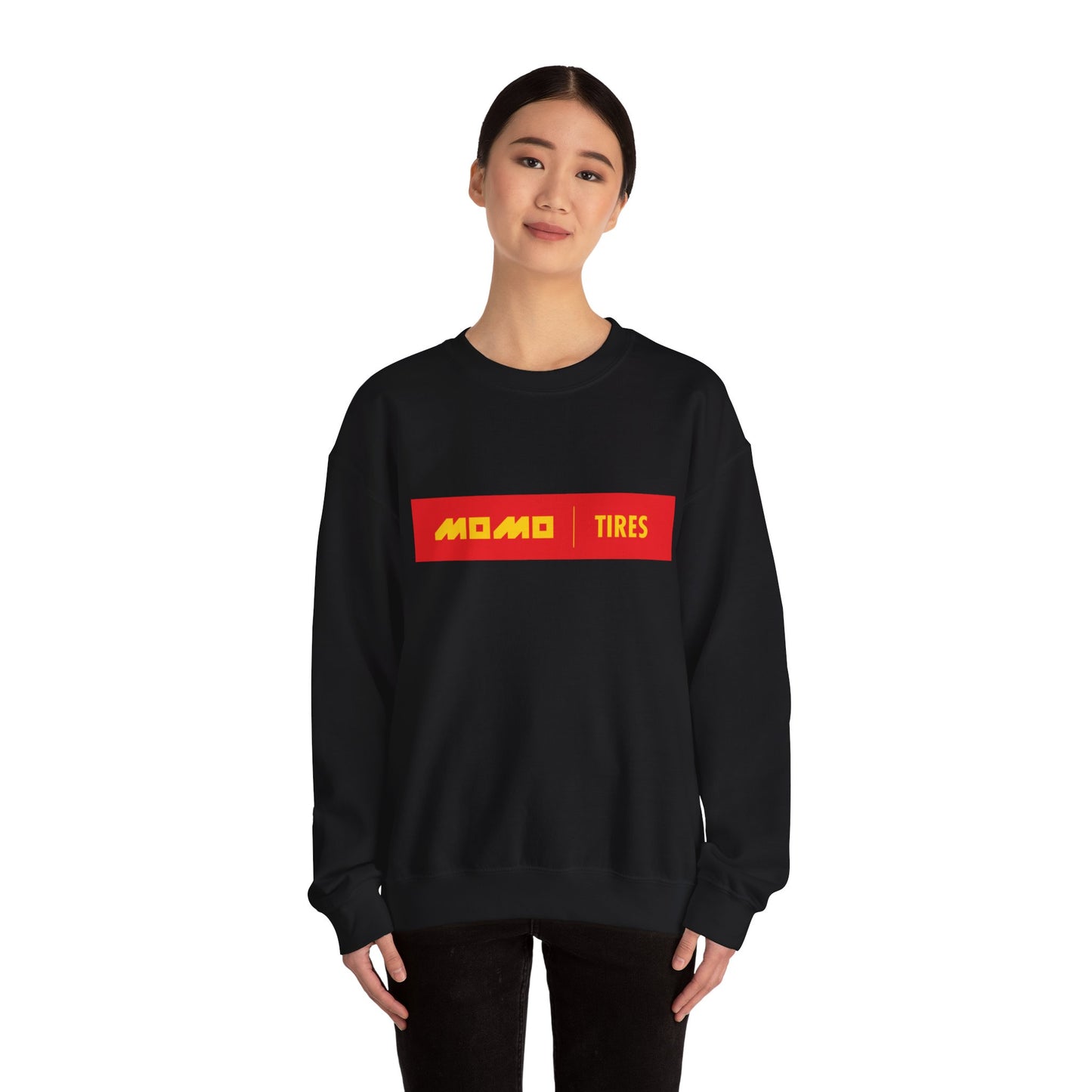 Classic MOMO Tires Crewneck Sweatshirt - Comfortable Unisex Heavy Blend